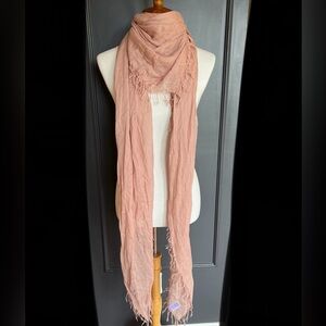 New Auth Chan Luu Cashmere and Silk Scarf Color: Seed Pearl